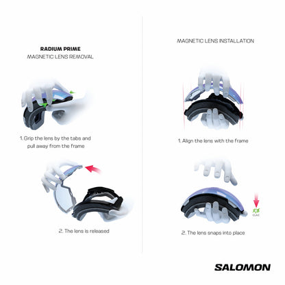 Salomon RADIUM PRIME SIGMA (and EXTRA LENS) Black