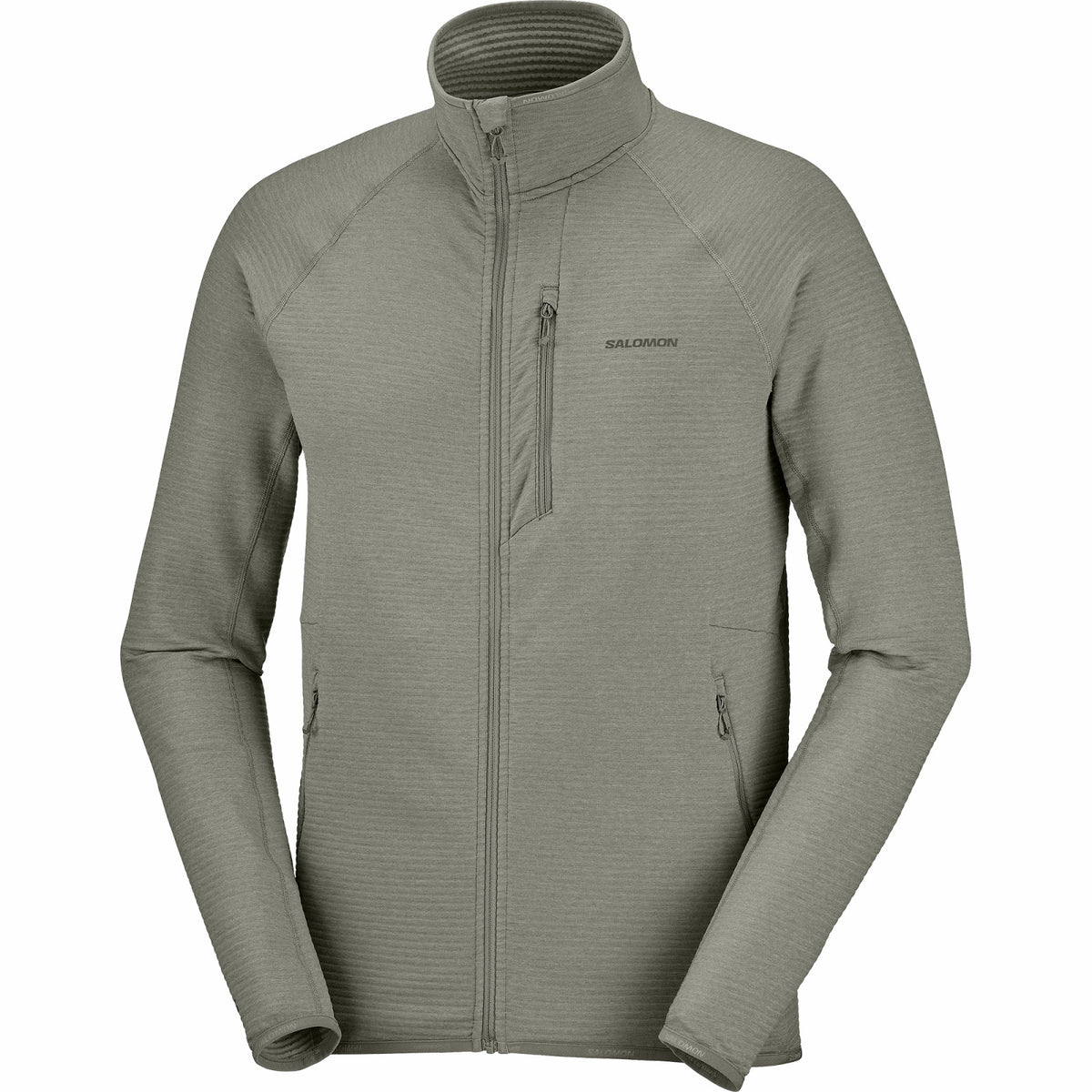 Salomon ESSENTIAL LIGHTWARM Men's Full Zip Midlayer Jacket