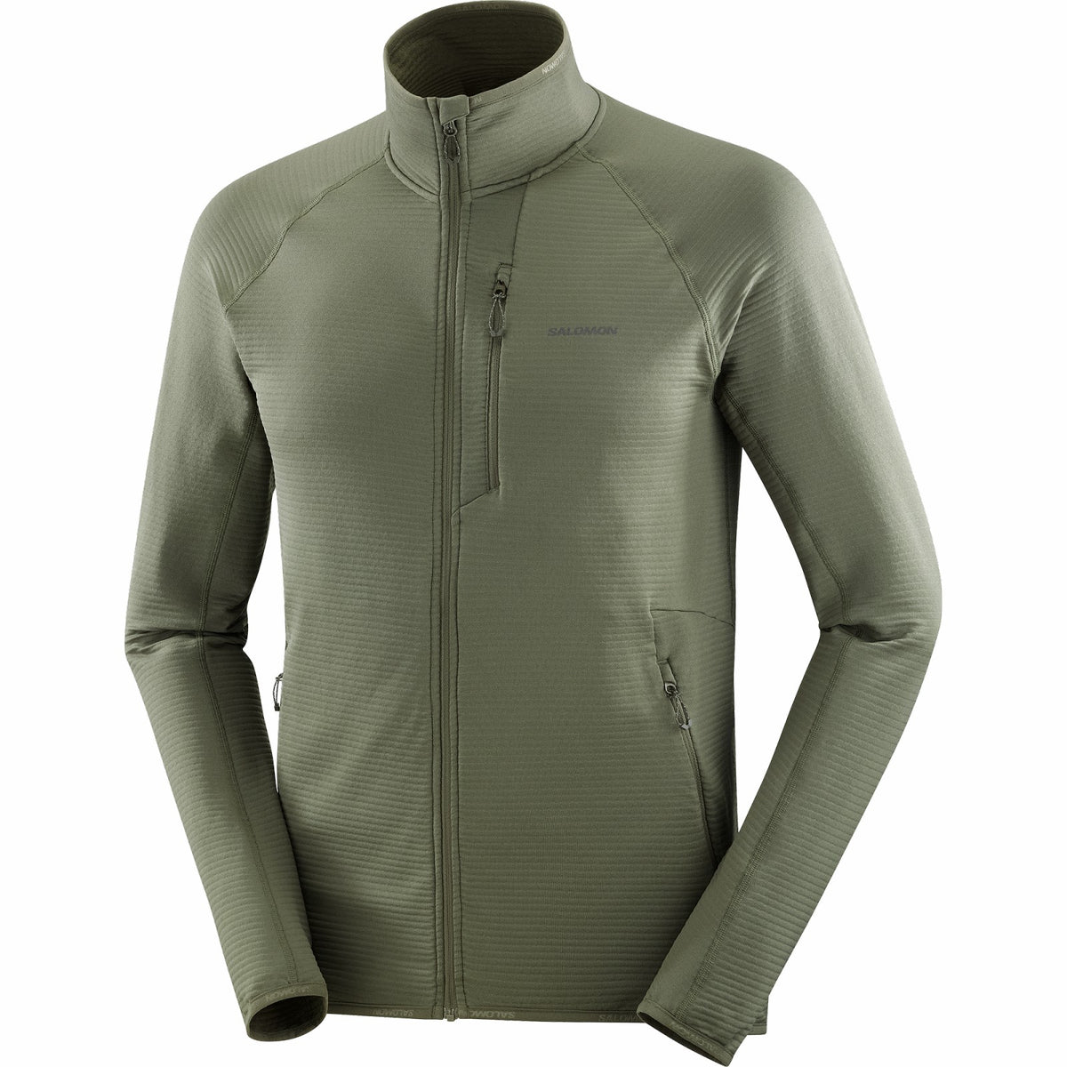 Salomon ESSENTIAL LIGHTWARM Men's Full Zip Midlayer Jacket