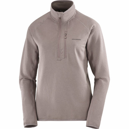 Salomon ESSENTIAL LIGHTWARM Women’s Half Zip Midlayer
