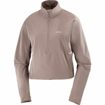 Salomon SENSE AERO HYBRID Women’s Half Zip Midlayer