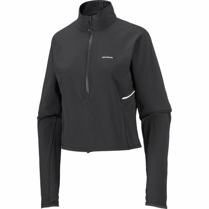 Salomon SENSE AERO HYBRID Women’s Half Zip Midlayer